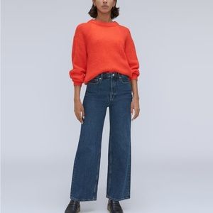 Everlane Way-High Sailor Jean Size 31 / 27.5” inseam / Deep Blue